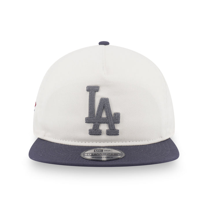 19TWENTY Los Angeles Dodgers 19TWENTY Pack 2-Tone Graphite Visor Chrome White Snapback