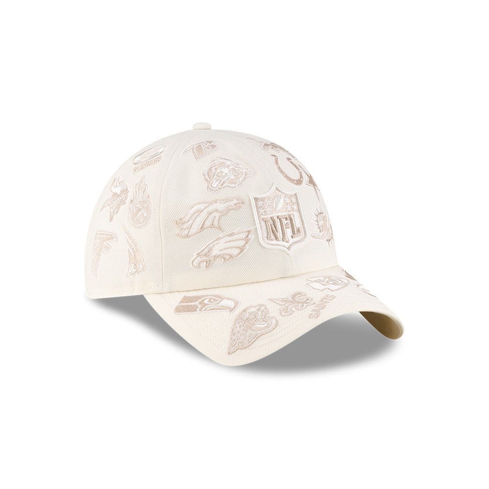 Casual Classic New Era x Bad Bunny x NFL 2026 All Over Chrome White Adjustable