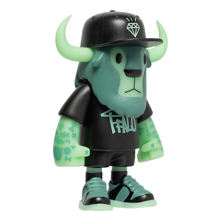New Era 59FIFTY Day Glow-in-the-Dark FFALO Mini Buffalo Figurine 7cm