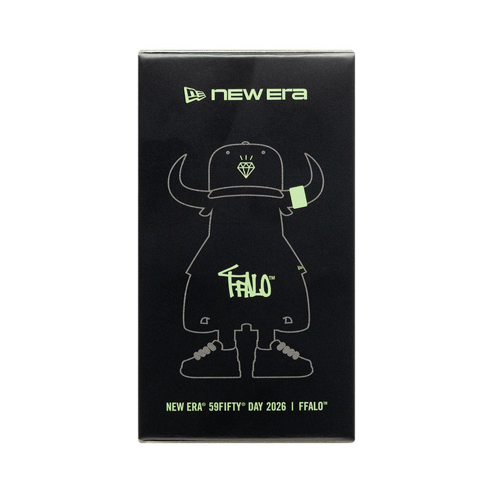 New Era 59FIFTY Day Glow-in-the-Dark FFALO Mini Buffalo Figurine 7cm