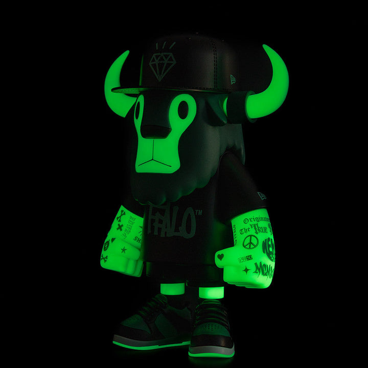 New Era 59FIFTY Day Glow-in-the-Dark FFALO Buffalo Figurine 20cm
