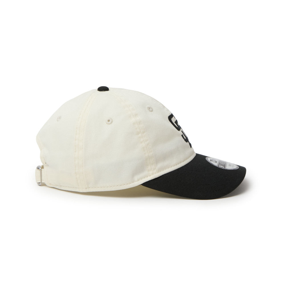 9TWENTY Kids San Diego Padres 2-Tone Black Visor Chrome White Adjustable