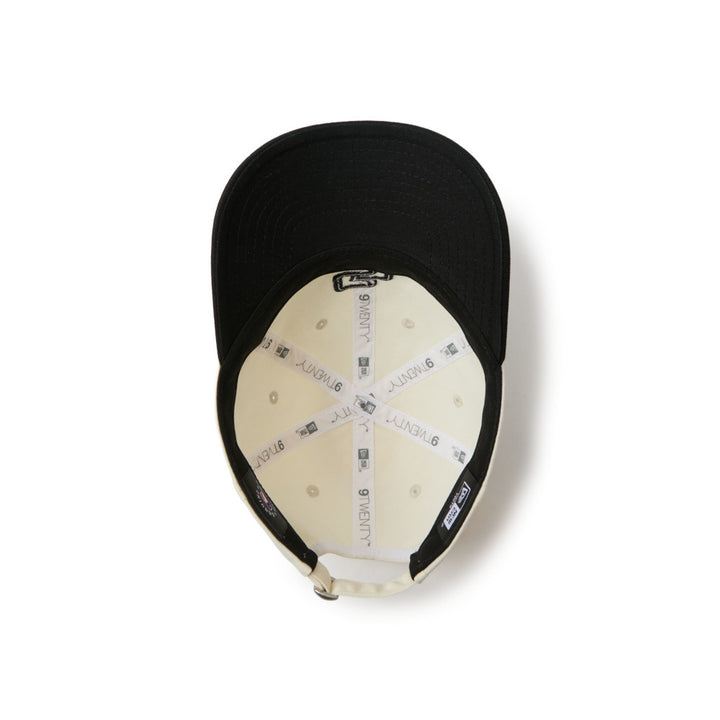 9TWENTY Kids San Diego Padres 2-Tone Black Visor Chrome White Adjustable