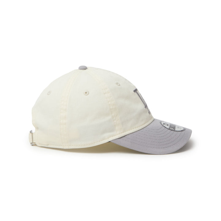 9TWENTY Kids Los Angeles Dodgers 2-Tone Gray Visor Chrome White Adjustable