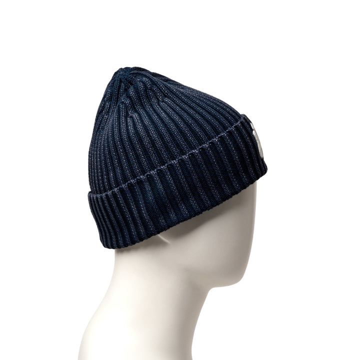 Rib Cuff Knit New York Yankees Italian Wash Navy Beanie