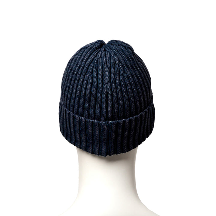Rib Cuff Knit New York Yankees Italian Wash Navy Beanie