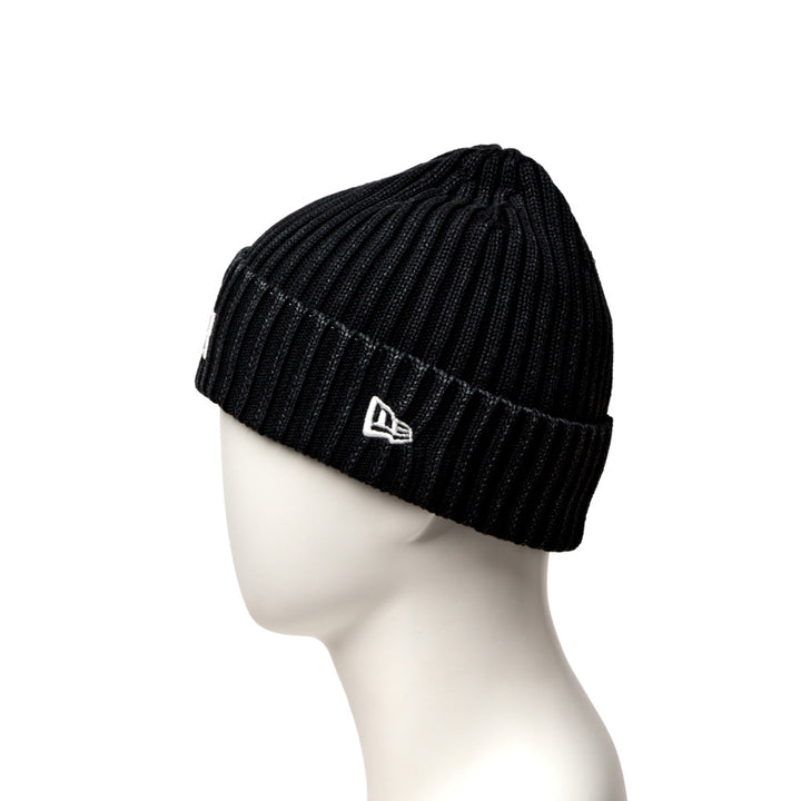 Rib Cuff Knit Los Angeles Dodgers Italian Wash Black Beanie