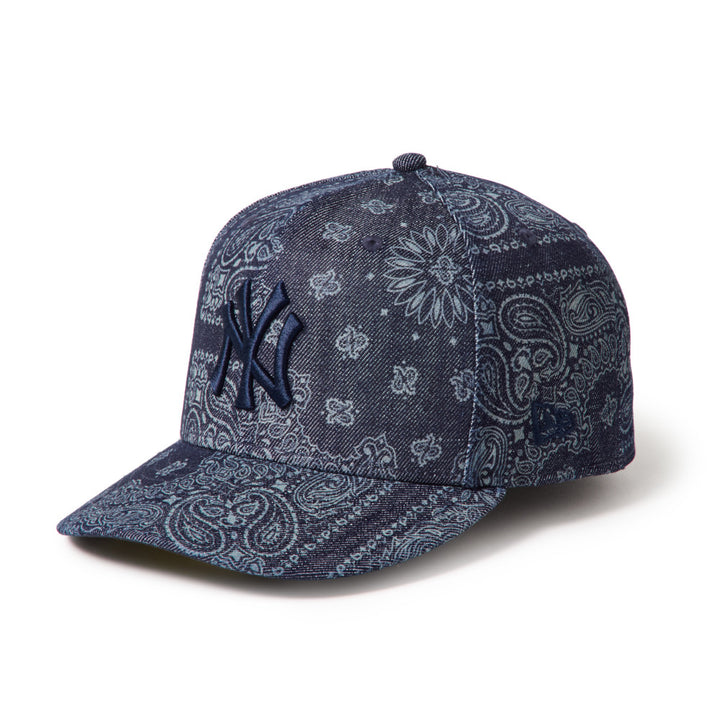 59FIFTY Pre-Curved New York Yankees Laser Burn Out Denim Fitted