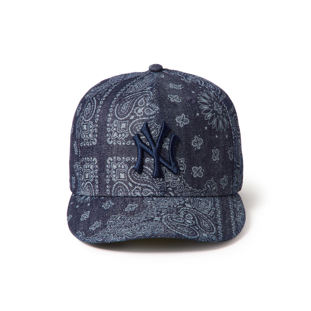 59FIFTY Pre-Curved New York Yankees Laser Burn Out Denim Fitted
