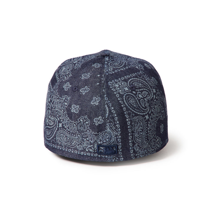 59FIFTY Pre-Curved New York Yankees Laser Burn Out Denim Fitted