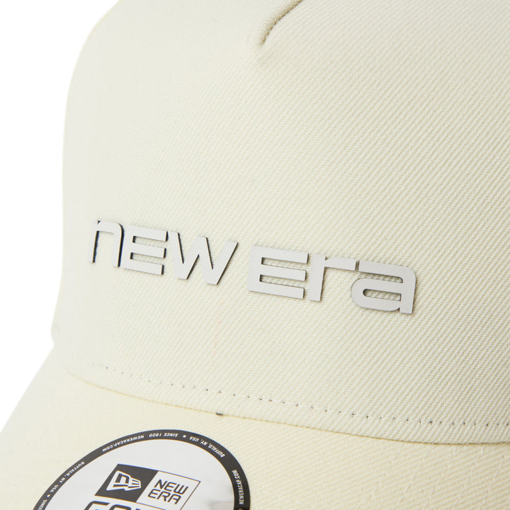 9FORTY A-Frame Golf Laser Perforated Simple Chrome White Snapback