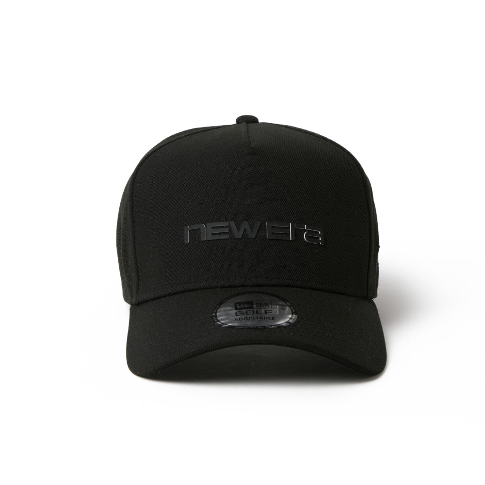 9FORTY A-Frame Golf Laser Perforated Simple Black Snapback