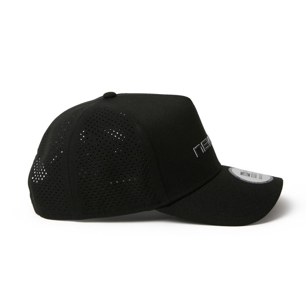 9FORTY A-Frame Golf Laser Perforated Simple Black Snapback