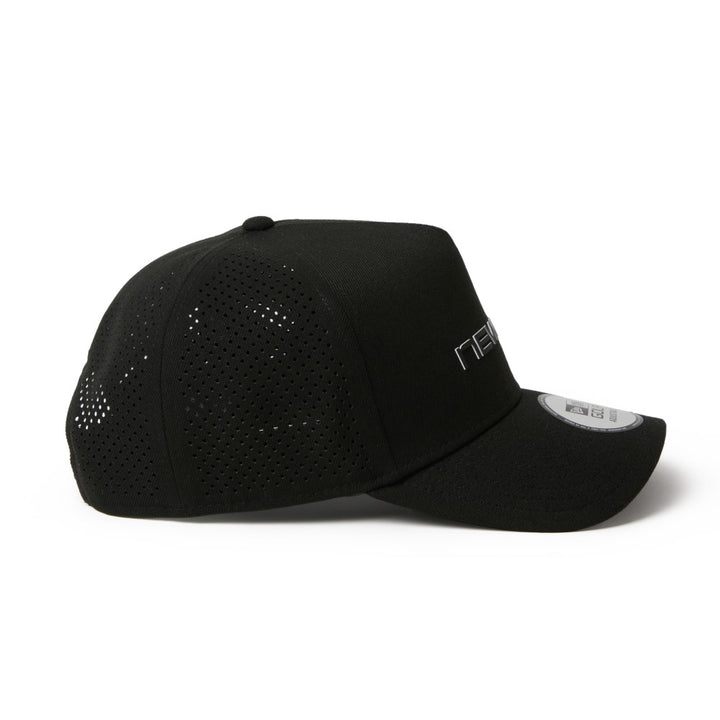 9FORTY A-Frame Golf Laser Perforated Simple Black Snapback