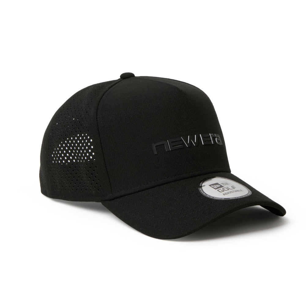 9FORTY A-Frame Golf Laser Perforated Simple Black Snapback