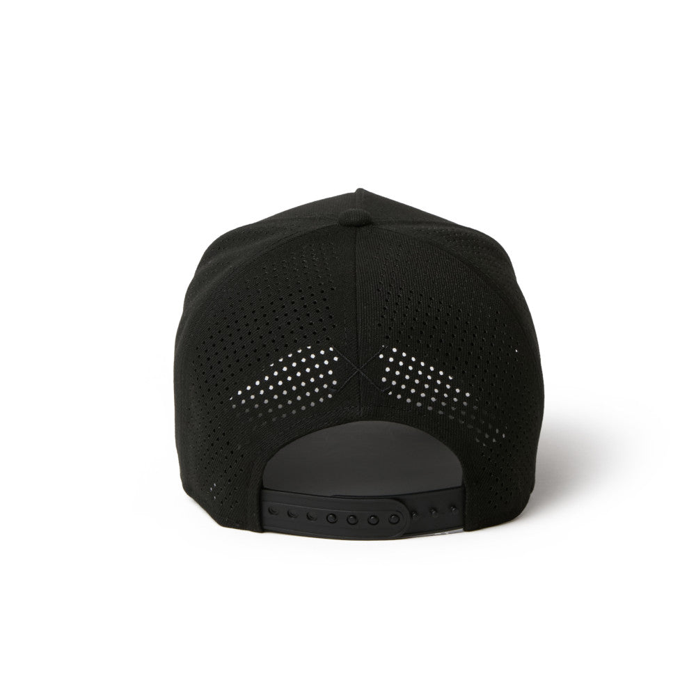 9FORTY A-Frame Golf Laser Perforated Simple Black Snapback