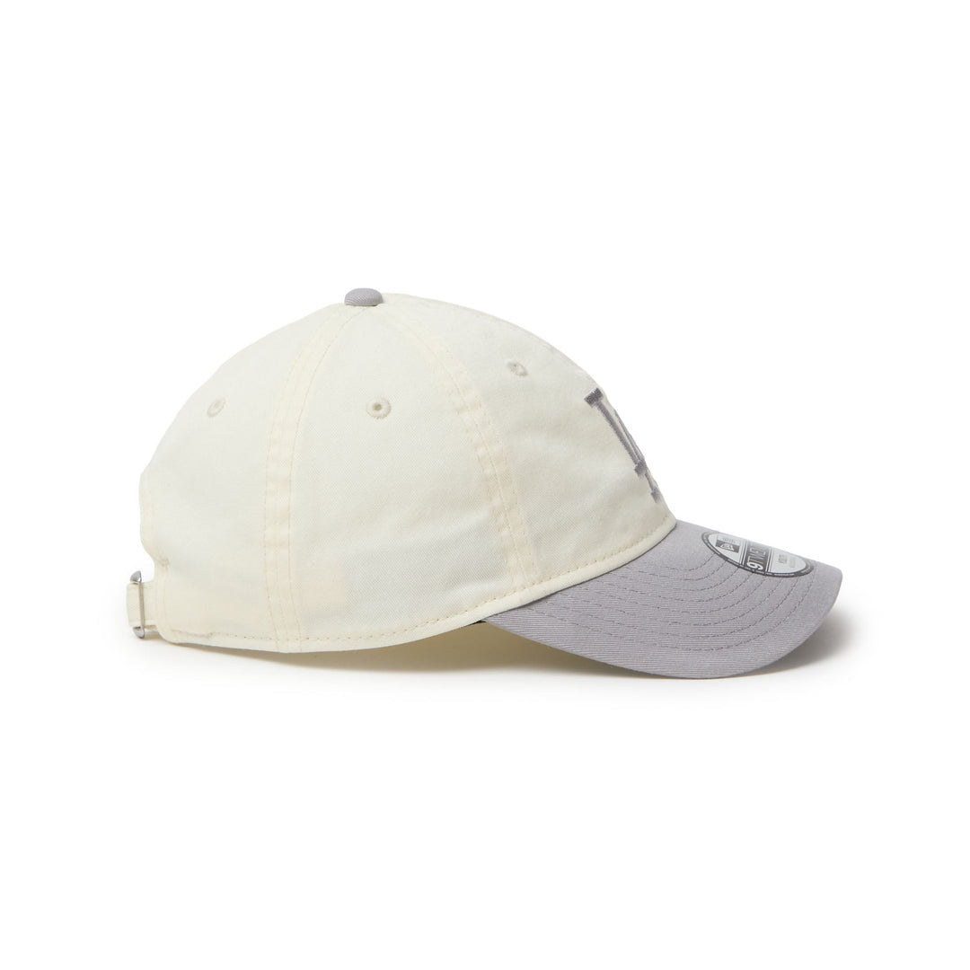 9TWENTY Kids Los Angeles Dodgers 2-Tone Gray Visor Chrome White Adjustable