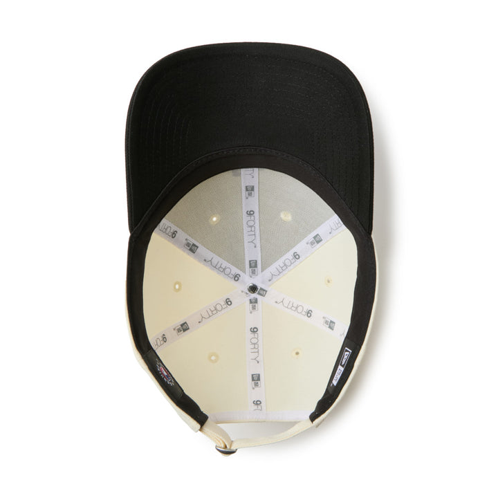 9FORTY San Diego Padres 2-Tone Black Visor Chrome White Black Adjustable
