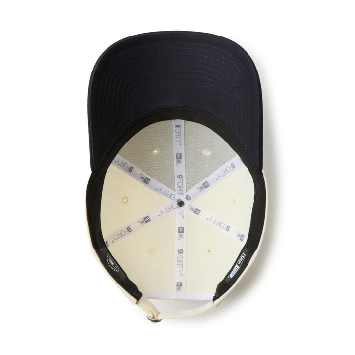 9FORTY New York Yankees 2-Tone Navy Visor Chrome White Adjustable