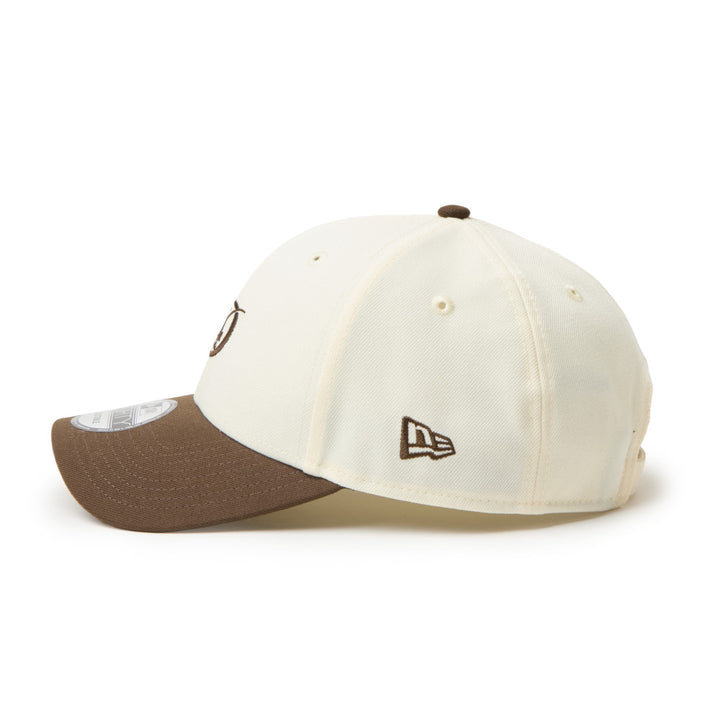 9FORTY Los Angeles Dodgers City Connect 2-Tone Walnut Visor Chrome White Adjsutable