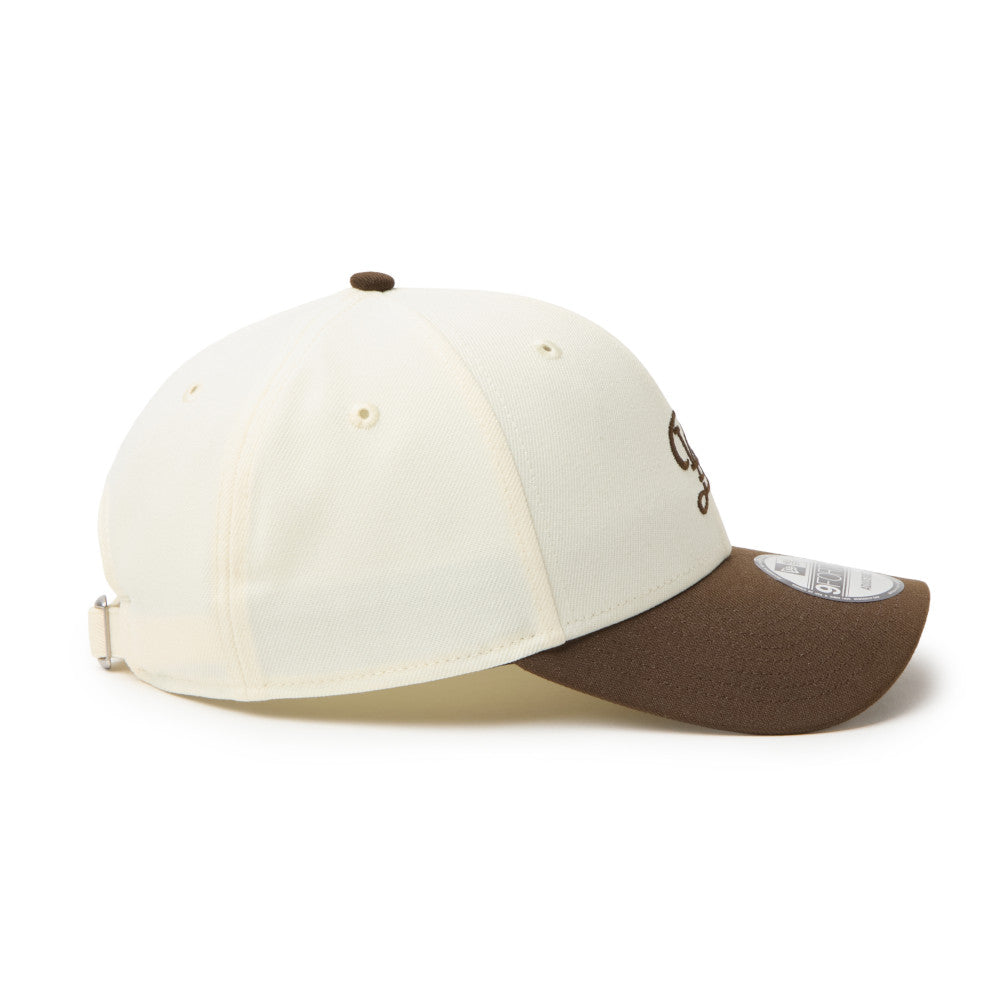 9FORTY Los Angeles Dodgers City Connect 2-Tone Walnut Visor Chrome White Adjsutable
