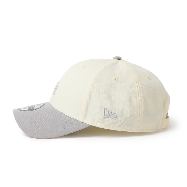 9FORTY Los Angeles Dodgers 2-Tone Grey Visor Chrome White Adjustable