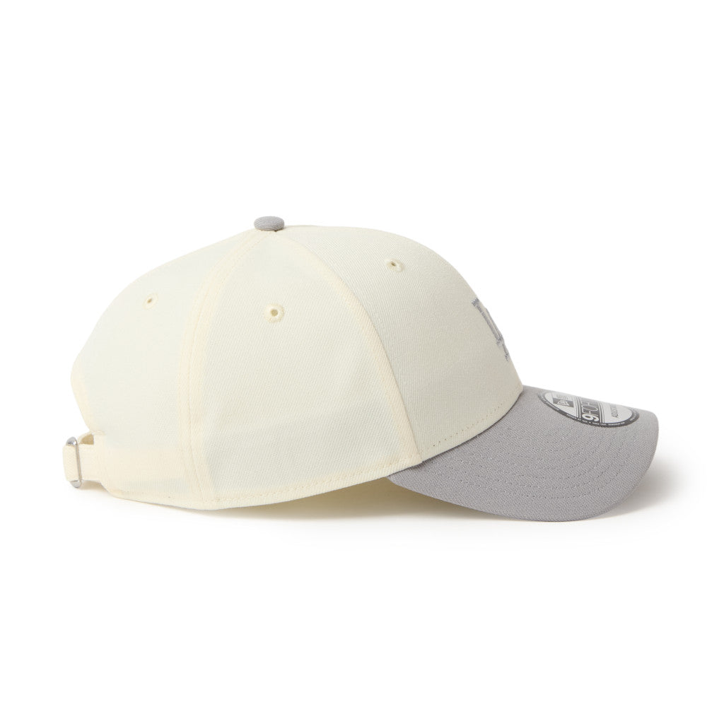 9FORTY Los Angeles Dodgers 2-Tone Grey Visor Chrome White Adjustable