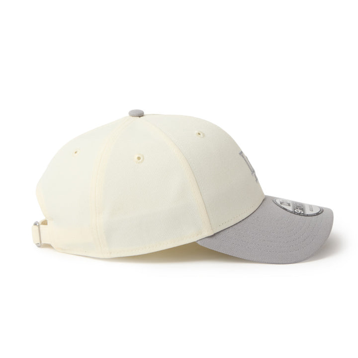 9FORTY Los Angeles Dodgers 2-Tone Grey Visor Chrome White Adjustable