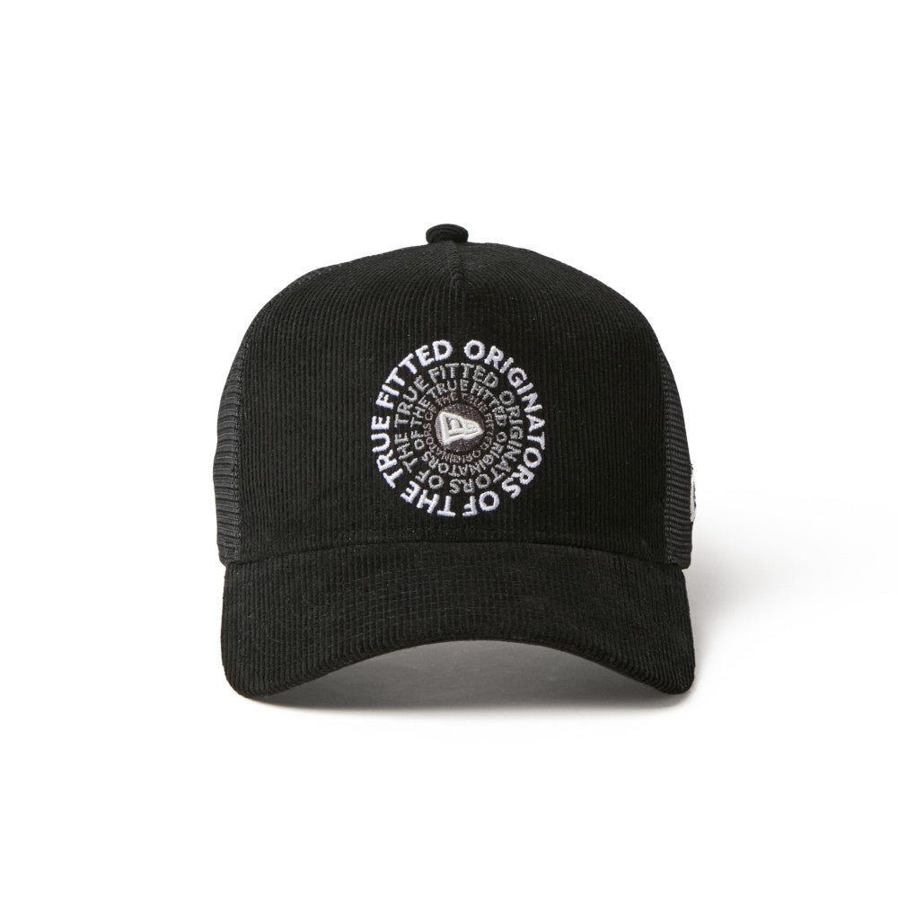 9FORTY A-Frame Trucker Corduroy OOTTF Black Snapback