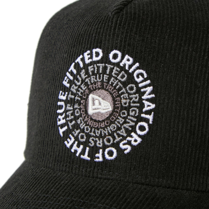 9FORTY A-Frame Trucker Corduroy OOTTF Black Snapback