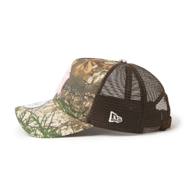 9FORTY A-Frame Trucker New York Yankees Real Tree Camo Adjustable