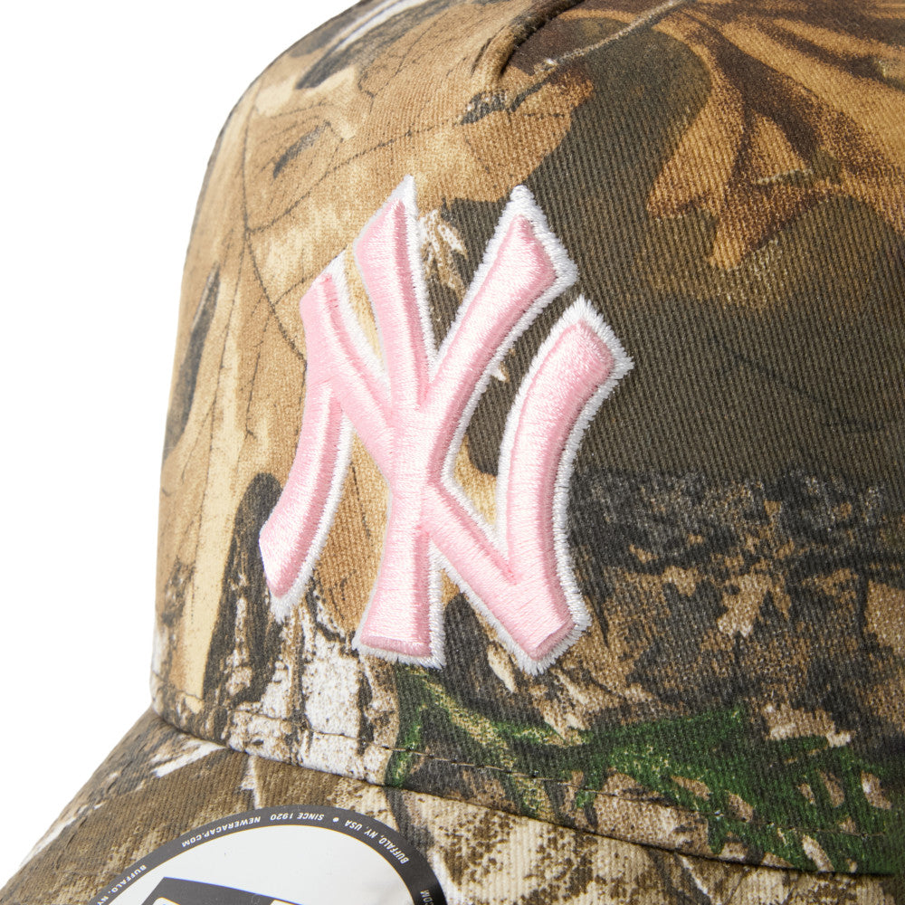 9FORTY A-Frame Trucker New York Yankees Real Tree Camo Adjustable