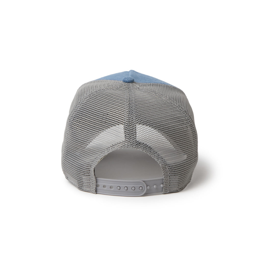 9FORTY A-Frame Trucker New Era 1920 Denim Navy Washed Snapback