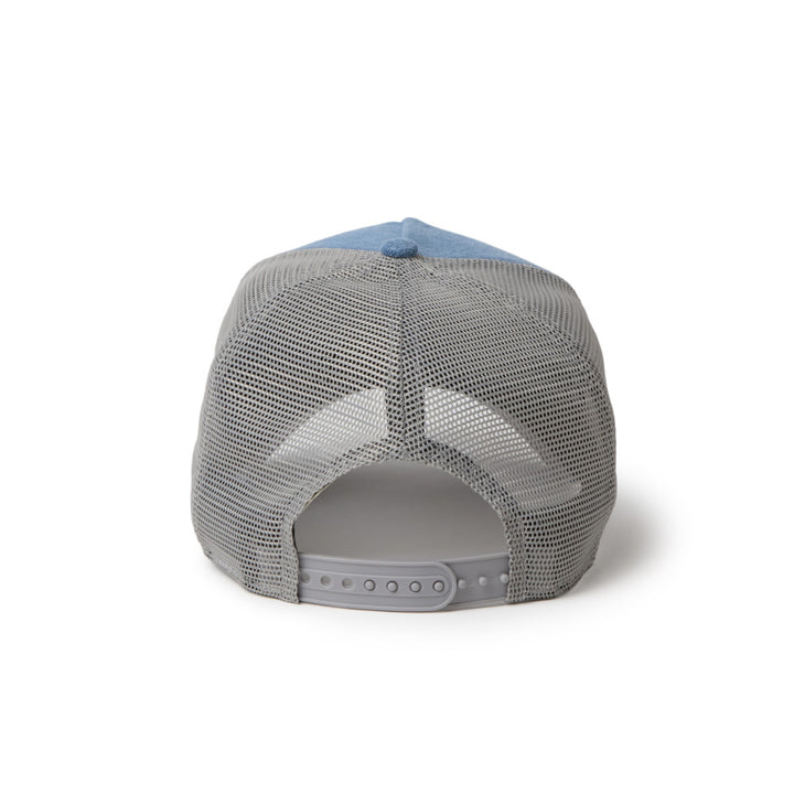 9FORTY A-Frame Trucker New Era 1920 Denim Navy Washed Snapback