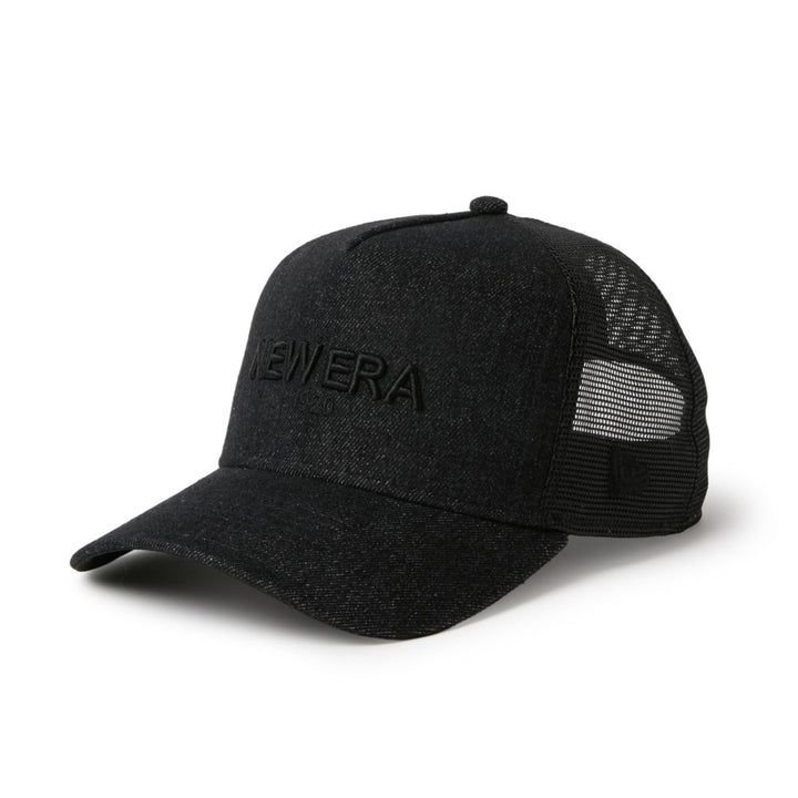 9FORTY A-Frame Trucker New Era 1920 Denim Black Snapback