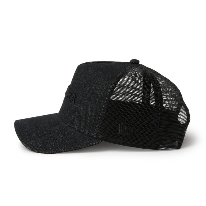9FORTY A-Frame Trucker New Era 1920 Denim Black Snapback