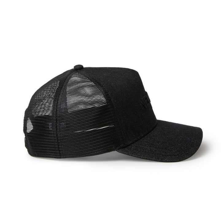 9FORTY A-Frame Trucker New Era 1920 Denim Black Snapback