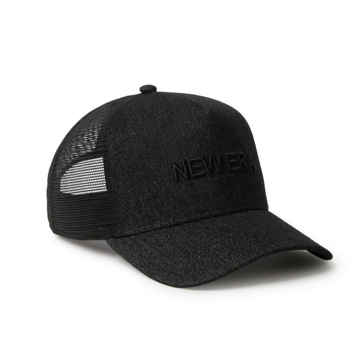 9FORTY A-Frame Trucker New Era 1920 Denim Black Snapback