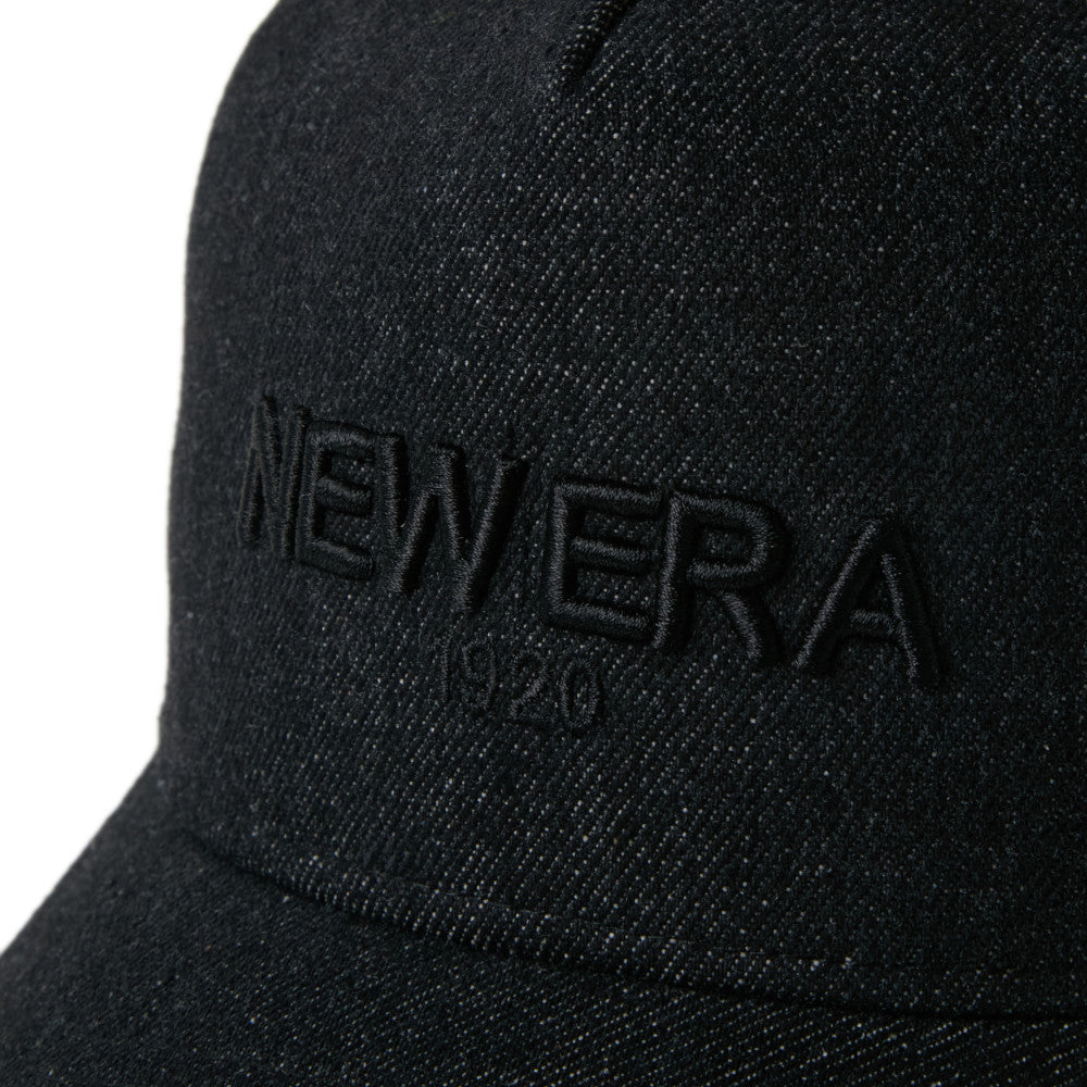 9FORTY A-Frame Trucker New Era 1920 Denim Black Snapback