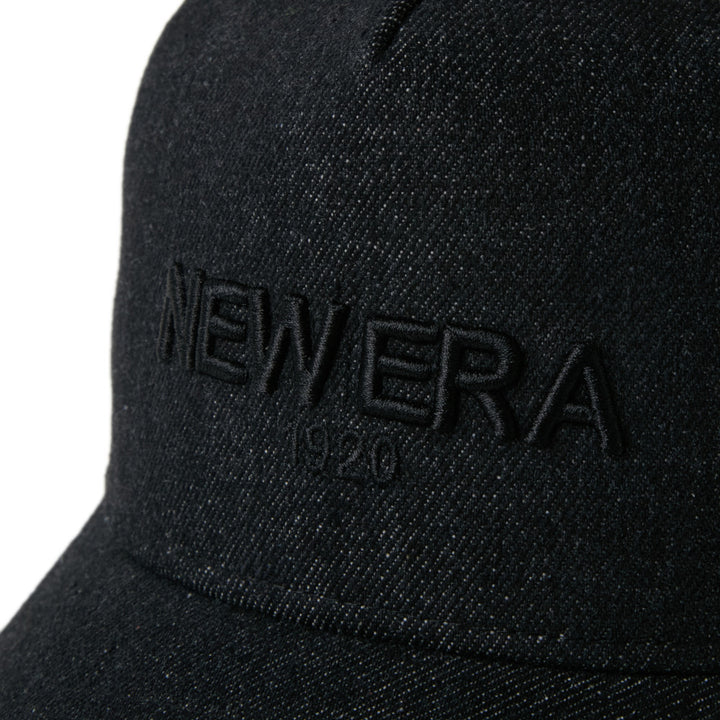 9FORTY A-Frame Trucker New Era 1920 Denim Black Snapback