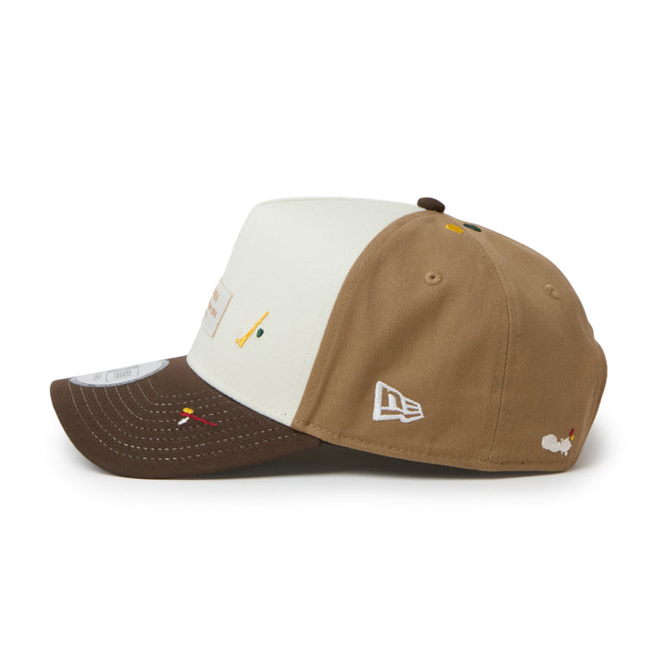 9FORTY A-Frame Splash Embroidery Woven Patch Chrome Walnut Snapback
