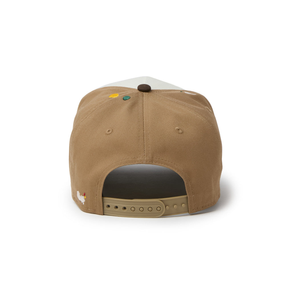 9FORTY A-Frame Splash Embroidery Woven Patch Chrome Walnut Snapback