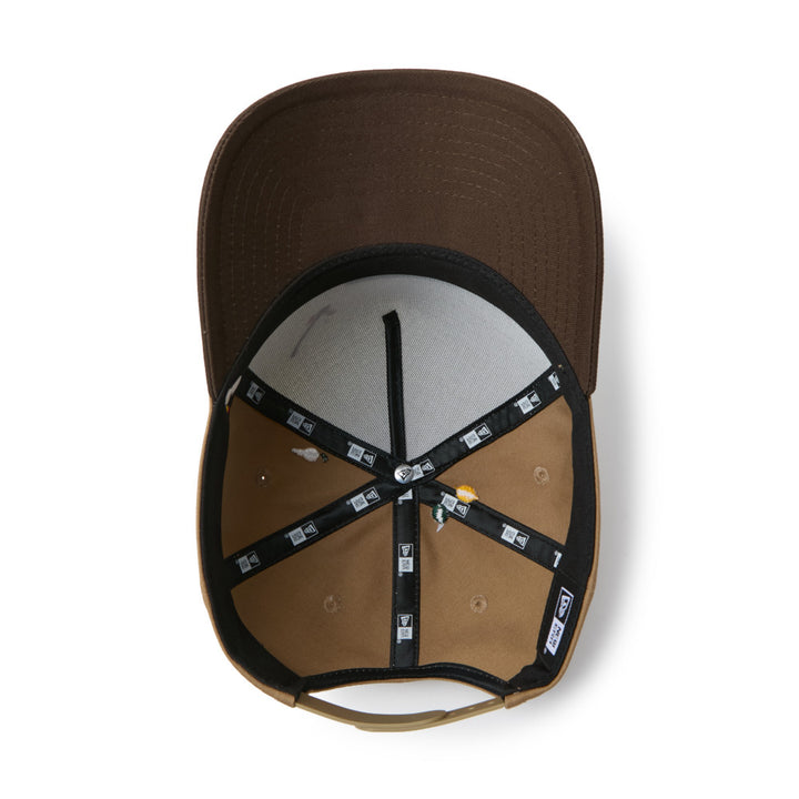9FORTY A-Frame Splash Embroidery Woven Patch Chrome Walnut Snapback