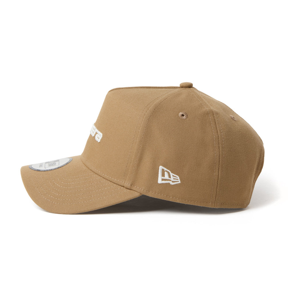 9FORTY A-Frame New Era Brand Name Logo Khaki Adjustable