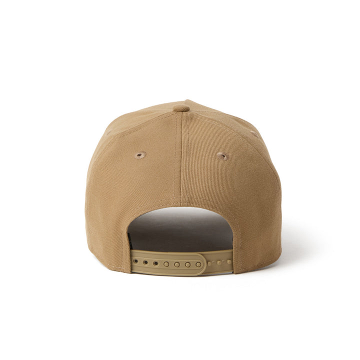 9FORTY A-Frame New Era Brand Name Logo Khaki Adjustable