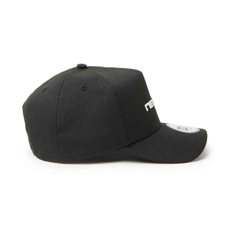 9FORTY A-Frame New Era Brand Name Logo Black Adjustable