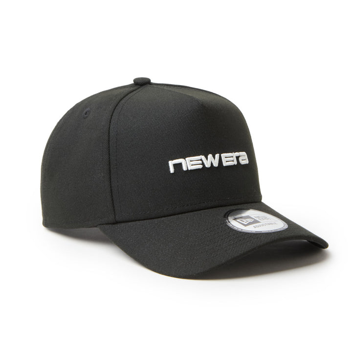 9FORTY A-Frame New Era Brand Name Logo Black Adjustable
