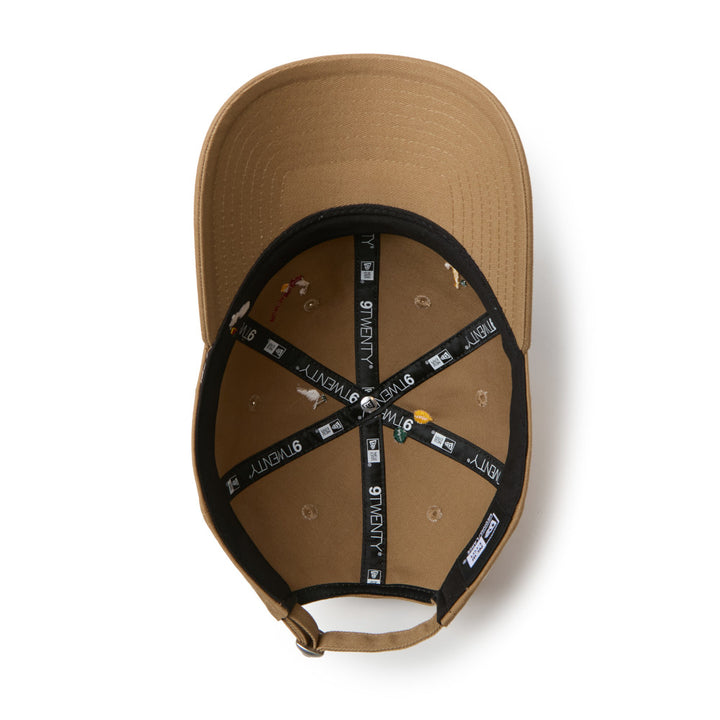 9TWENTY Splash Embroidery Basic Khaki Adjustable