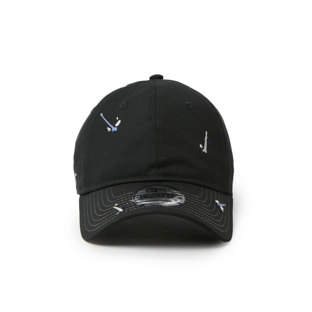 9TWENTY Splash Embroidery Basic Black Adjustable