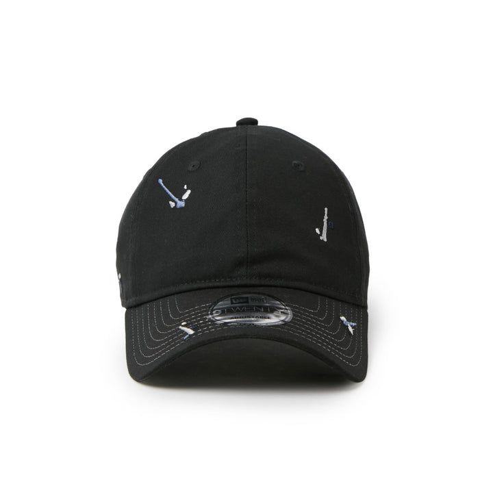 9TWENTY Splash Embroidery Basic Black Adjustable